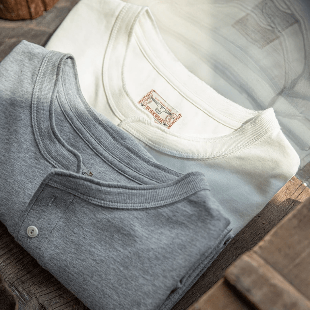 Long Sleeve Henley T-shirt - Wild Soul Co.