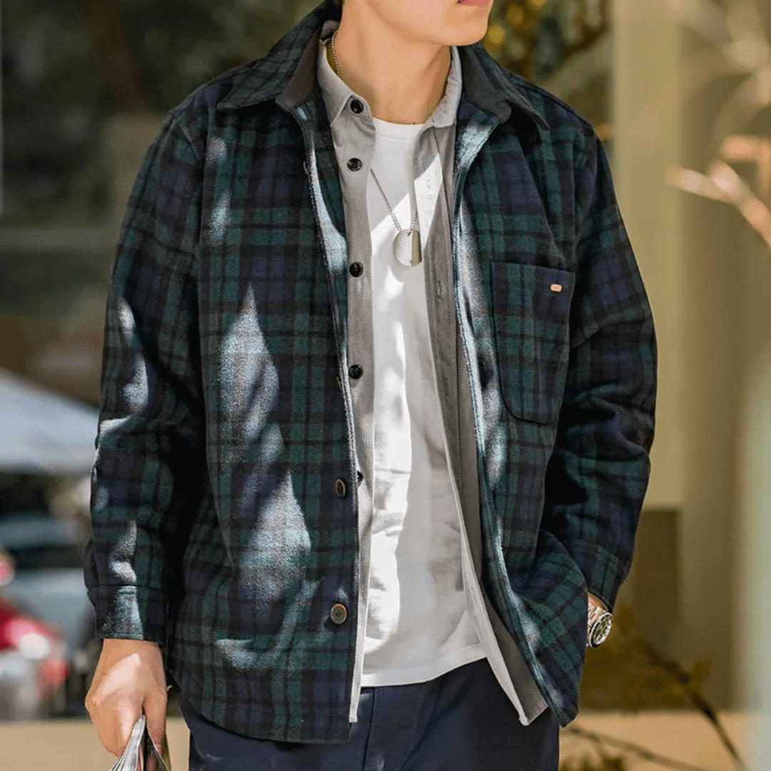 Retro Wool Flannel Shirt - Wild Soul Co.