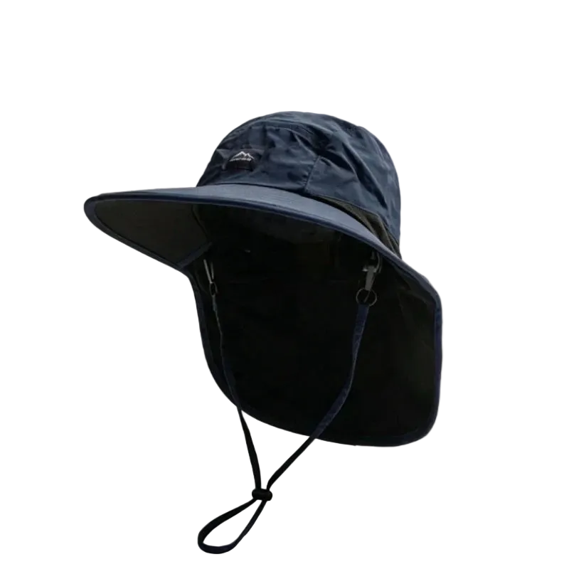 Trail Wide Brim Hat in Navy
