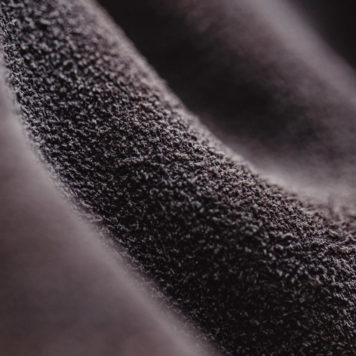 Macro of the cow suede nap