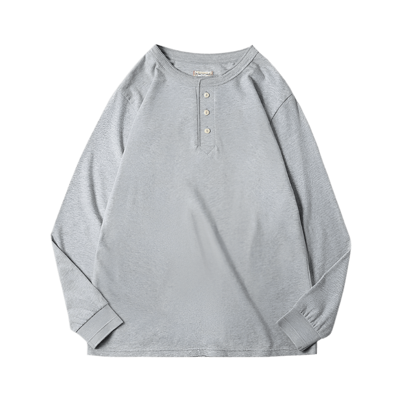 Long Sleeve Henley T-shirt - Wild Soul Co.