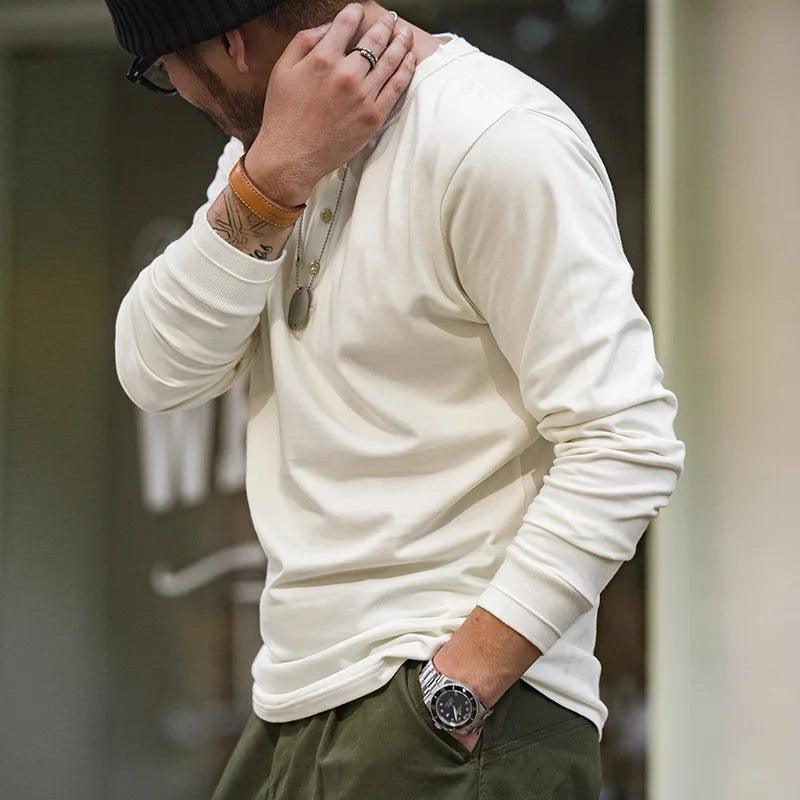 Long Sleeve Henley T-shirt - Wild Soul Co.