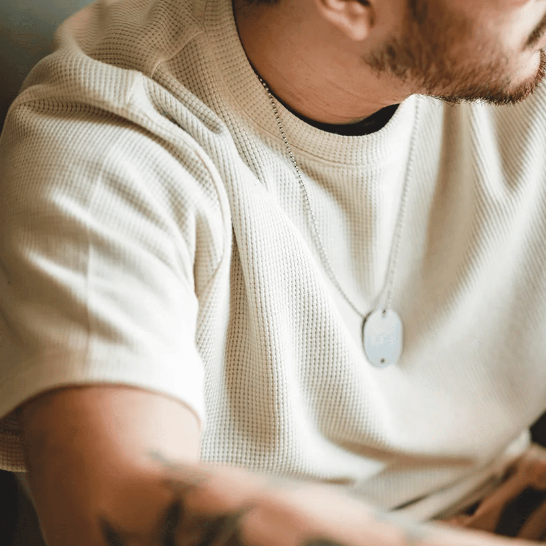 Waffle Pattern T-Shirt - Wild Soul Co.