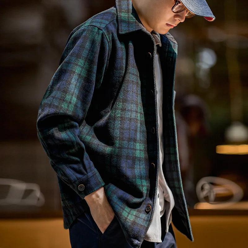 Retro Wool Flannel Shirt - Wild Soul Co.