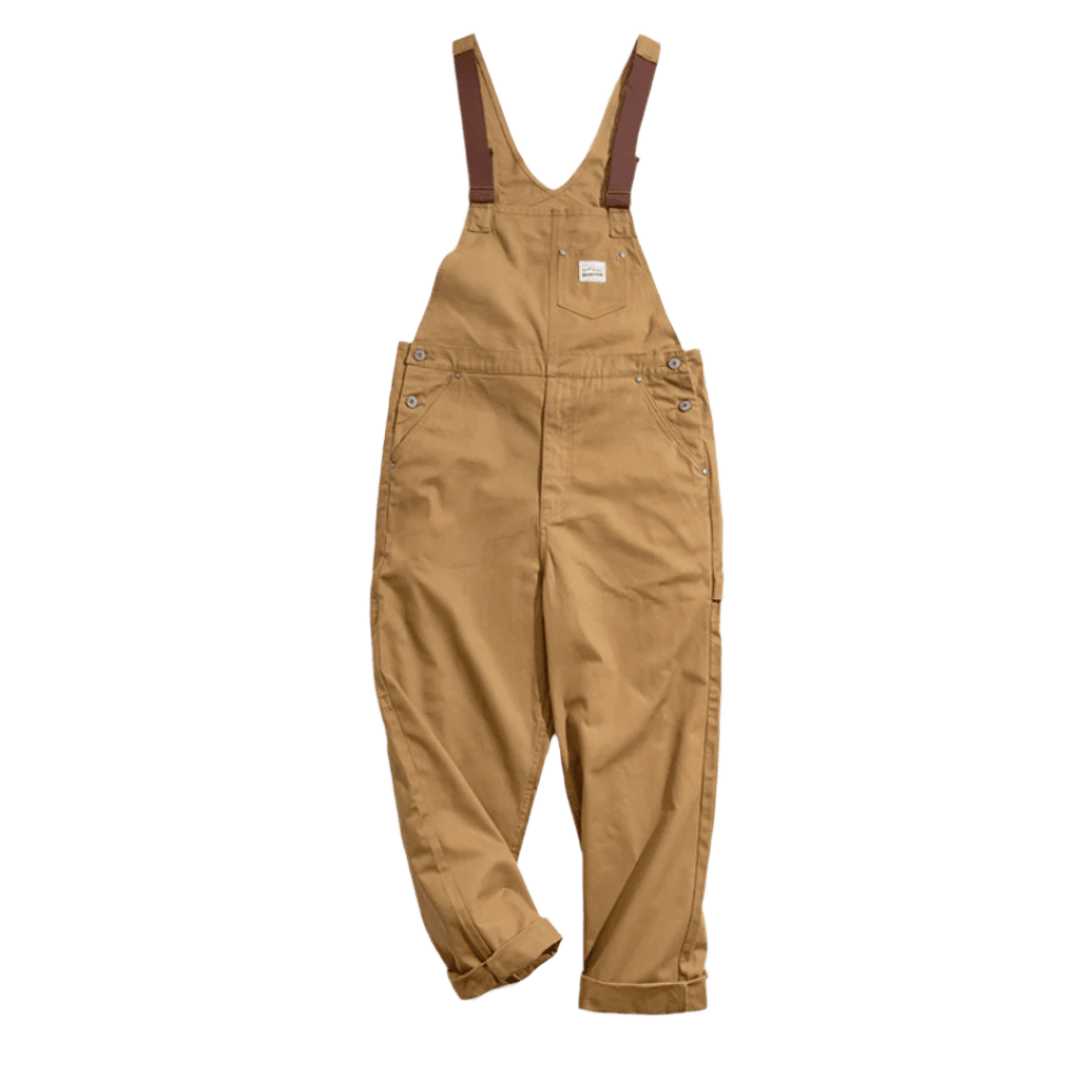 Khaki Denim Overall - Wild Soul Co.