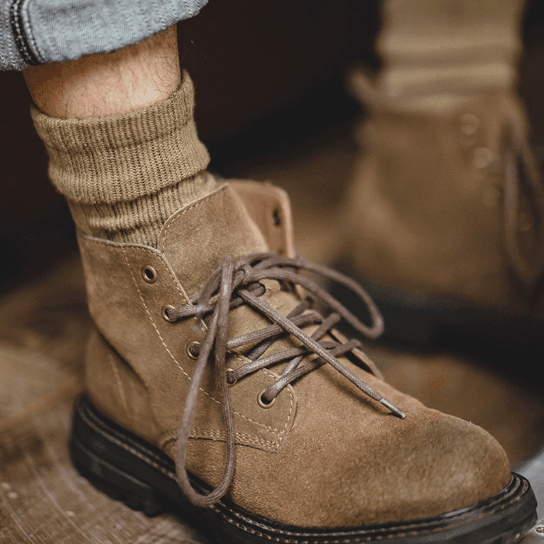 Wool Retro Desert Socks - Wild Soul Co.