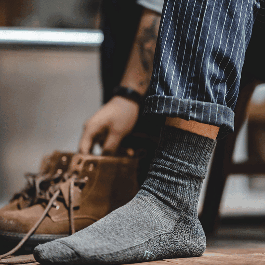 Wool Retro Desert Socks - Wild Soul Co.
