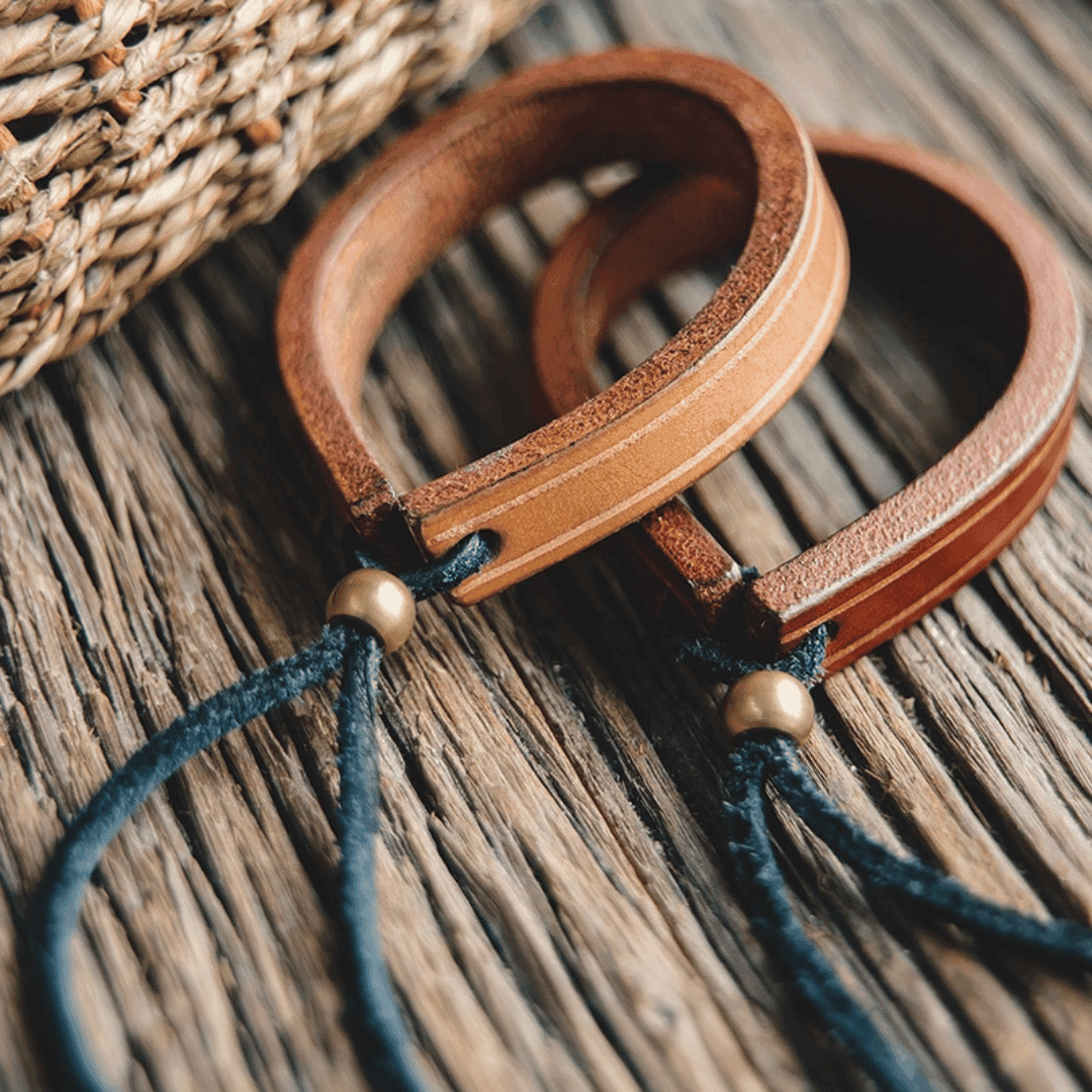 Leather Cuff Bracelet - Wild Soul Co.