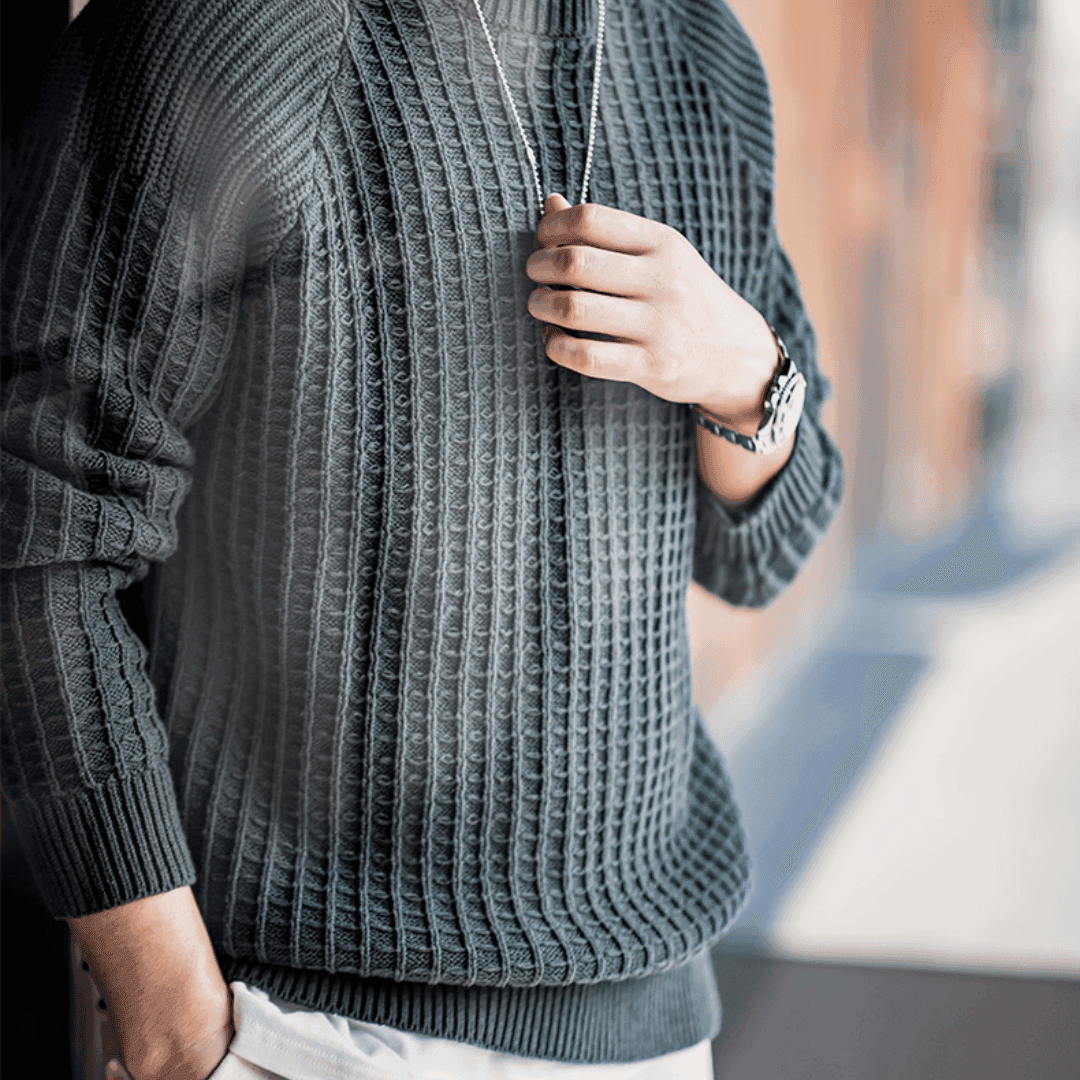 Dark Blue Sweater - Wild Soul Co.