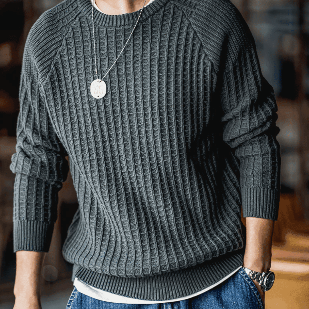 Dark Blue Sweater - Wild Soul Co.