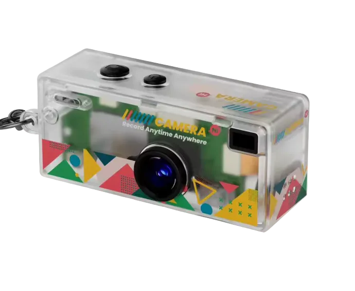 Mini Vintage Camera 1984 – Retro Keychain