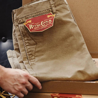 Classic Khaki Twill Pants - Wild Soul Co.