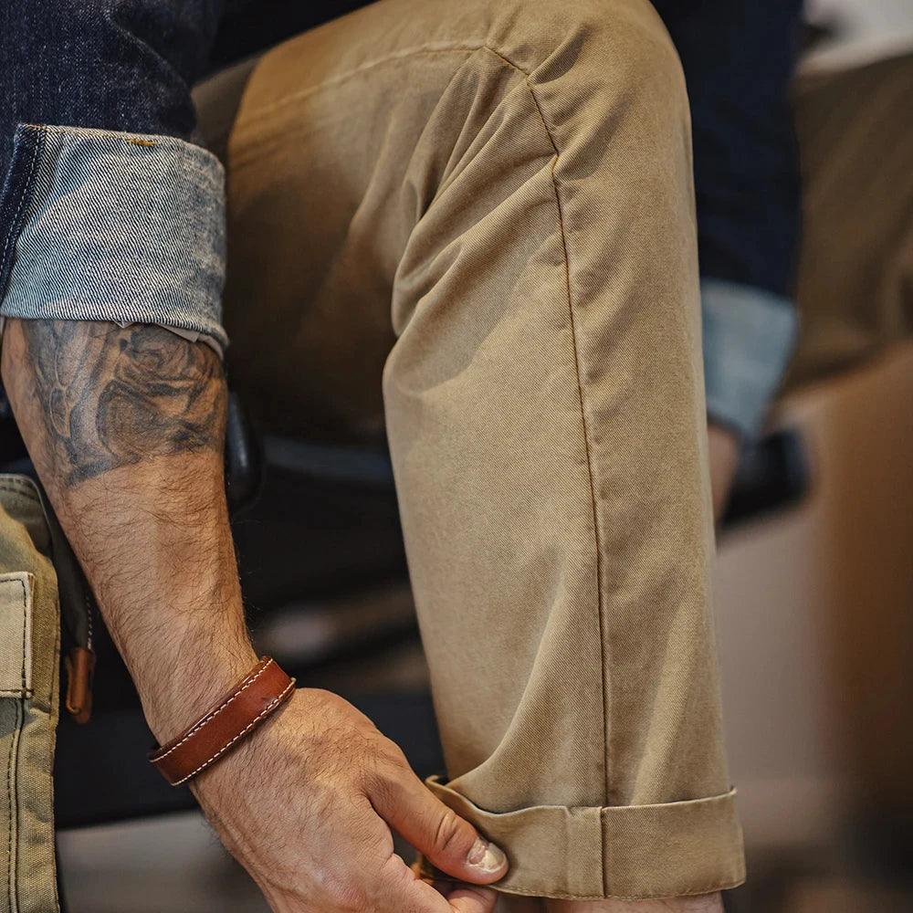 Classic Khaki Twill Pants - Wild Soul Co.