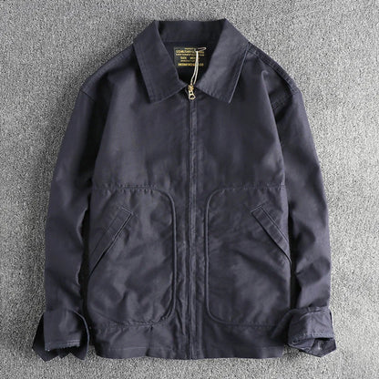Frontier Field Jacket in Graphite, laid flat