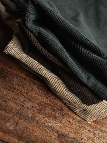 Close-up of the patch pockets and hem
