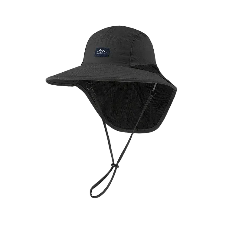 Trail Wide Brim Hat in Black