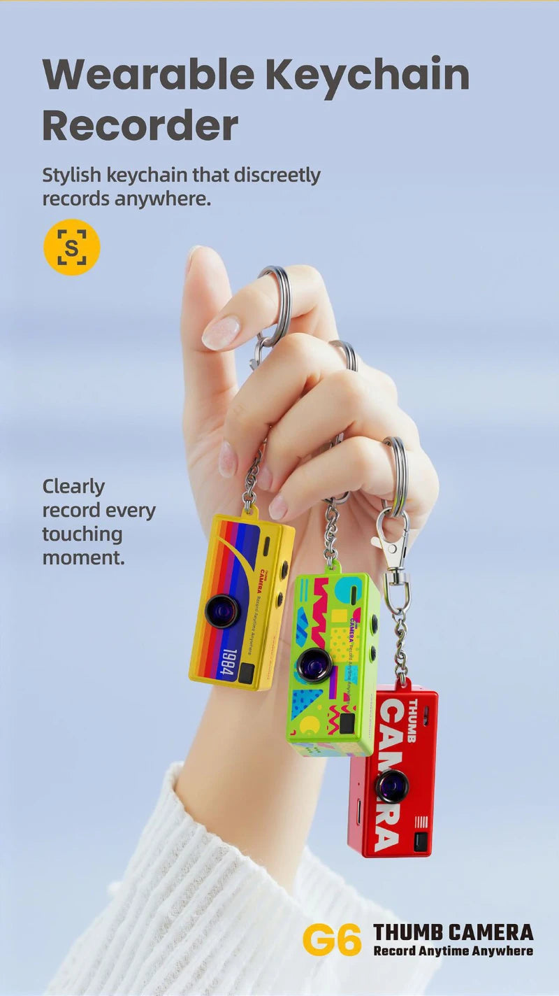 Mini Vintage Camera 1984 – Retro Keychain