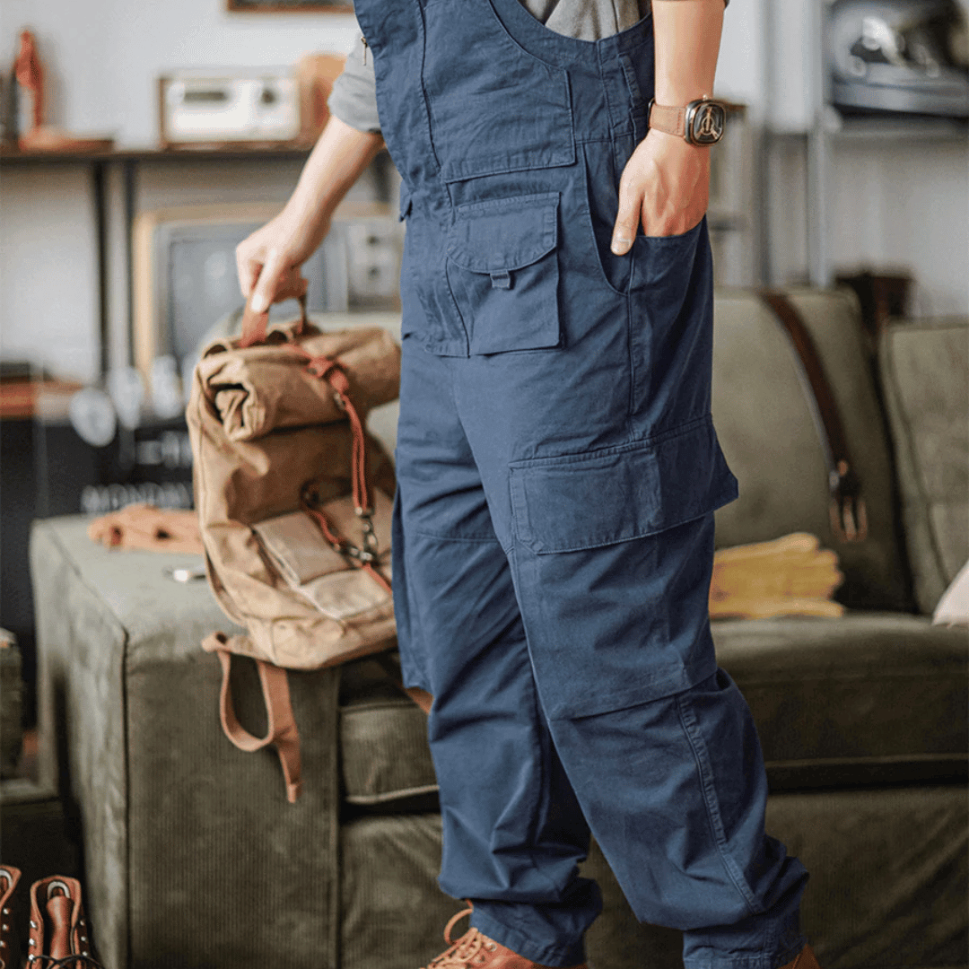 Sloppy Overalls Big Pockets Workwear with Zipper Fly – Wild Soul Co.