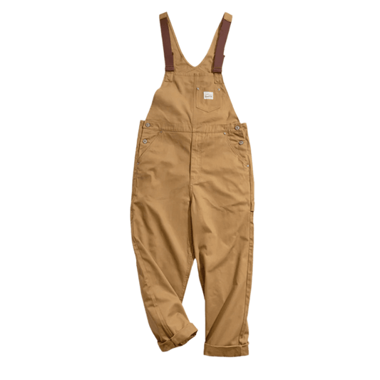 Khaki Denim Overall - Wild Soul Co.