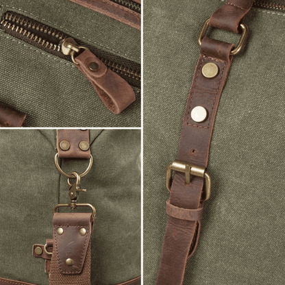 Comander Duffle Bag - Military Green - Wild Soul Co.